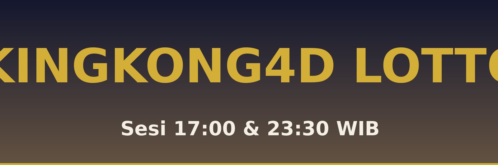 Kingkong4D Lotto Bendahara